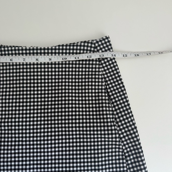 Urban Outfitters Womens Mini Skirt Size S Black White Gingham Plaid Preppy Y2K - Picture 6 of 10